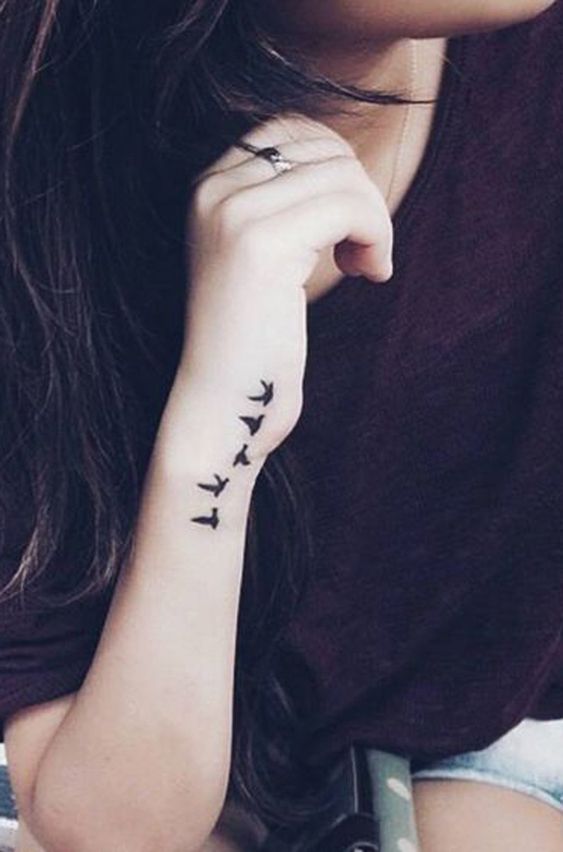  Simple and stylish little tattoo with unique personality