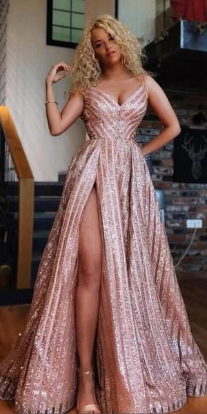 evening dress,Long,for weddings,simple,Sexy,generous