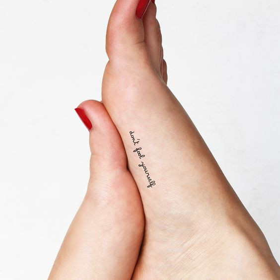  Simple and stylish little tattoo with unique personality