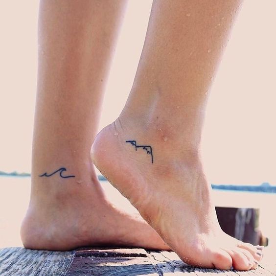  Simple and stylish little tattoo with unique personality