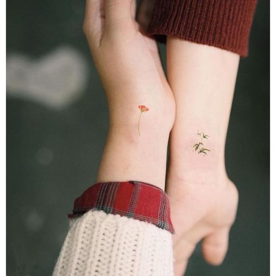  Simple and stylish little tattoo with unique personality