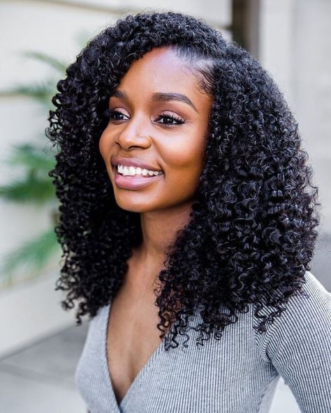 Stylish curly hair makes you look more beautiful and charming