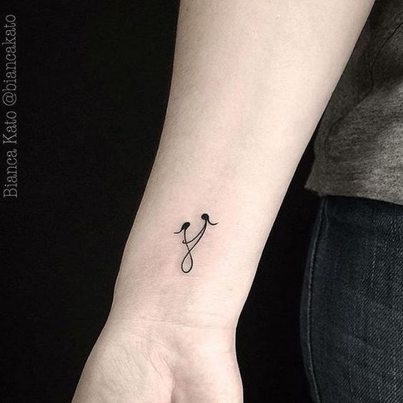  Simple and stylish little tattoo with unique personality