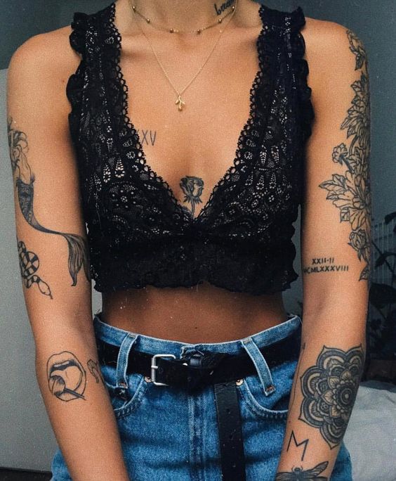 Tattoo is a symbol of beauty, mystery, sensuality and charm