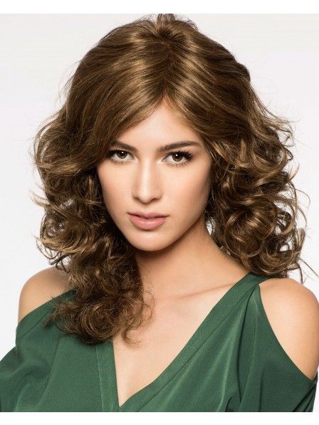 Stylish curly hair makes you look more beautiful and charming