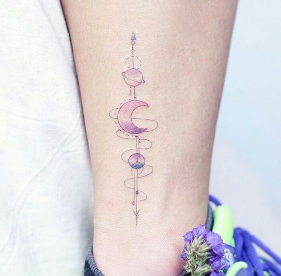  Simple and stylish little tattoo with unique personality