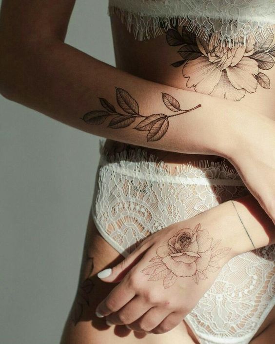 Tattoo is a symbol of beauty, mystery, sensuality and charm