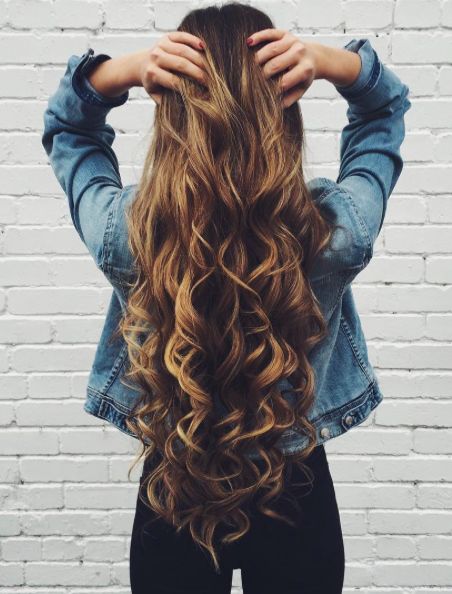 Stylish curly hair makes you look more beautiful and charming