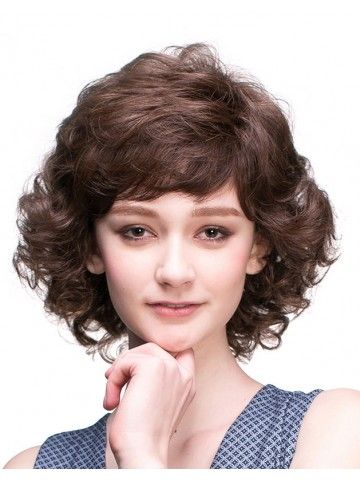 Stylish curly hair makes you look more beautiful and charming