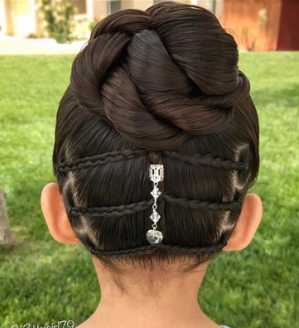 braided hairstyle、children、kids、for school、little girls、children's hairstyles、for long hair