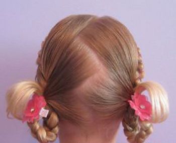 braided hairstyle、children、kids、for school、little girls、children's hairstyles、for long hair