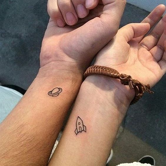 eCouple tattoo,meaningful,love,small,matching,uBest friend