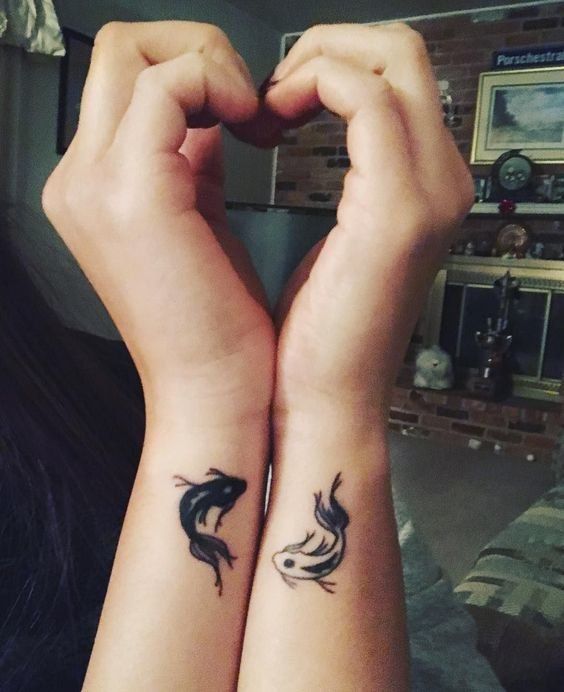 eCouple tattoo,meaningful,love,small,matching,uBest friend