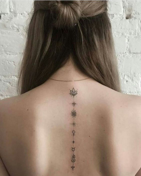 Back tattoos of a woman; Ribbon tattoos; Flower tattoos; Cross tattoos; Little prince tattoos; Symbol tattoo; Pattern tattoos; Back tattoos
