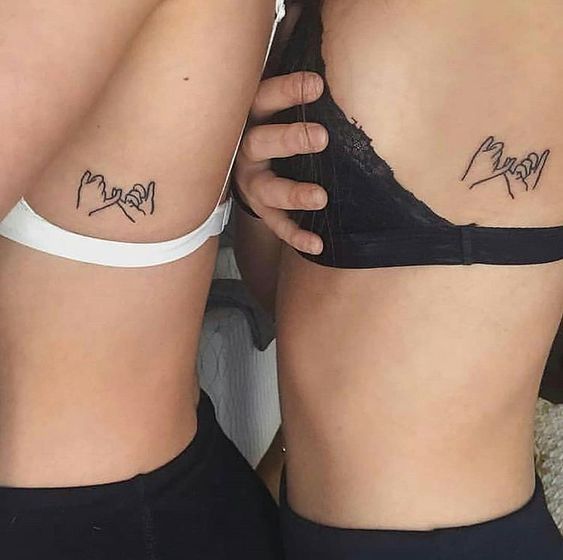 eCouple tattoo,meaningful,love,small,matching,uBest friend