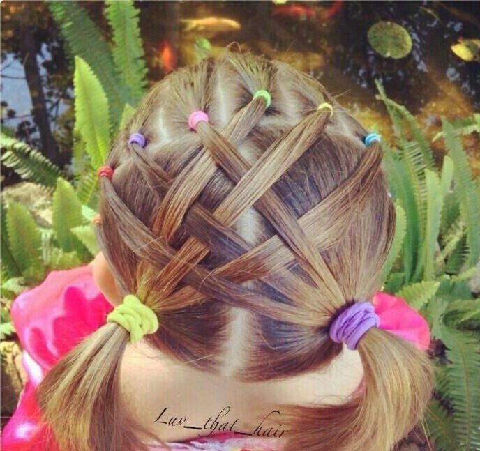 braided hairstyle、children、kids、for school、little girls、children's hairstyles、for long hair