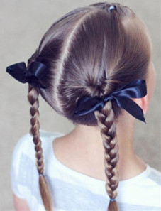 braided hairstyle、children、kids、for school、little girls、children's hairstyles、for long hair