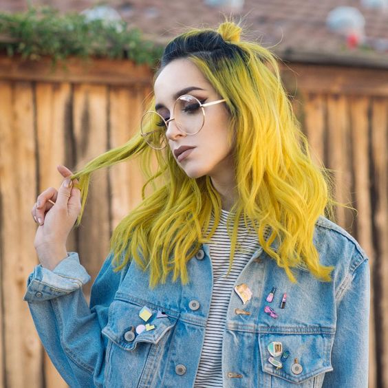 Hair dye,colour,DIY,half and half,Individuality,ideas