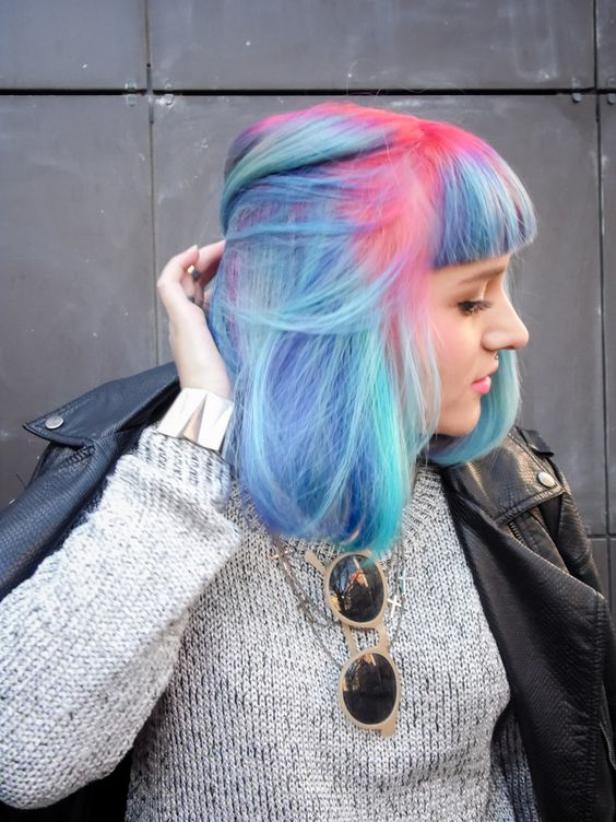 Hair dye,colour,DIY,half and half,Individuality,ideas