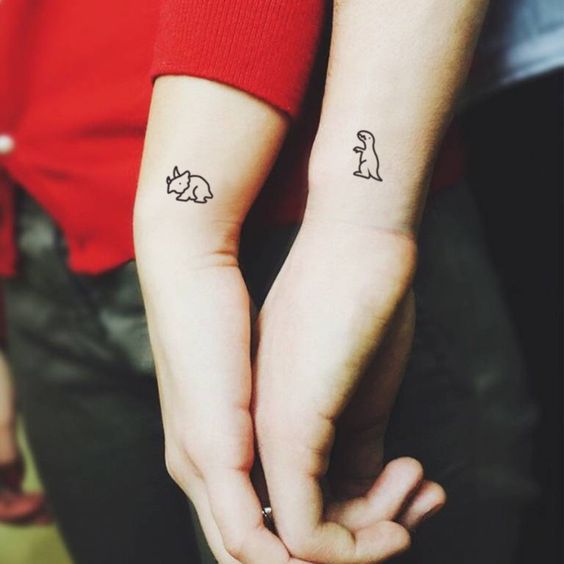 eCouple tattoo,meaningful,love,small,matching,uBest friend