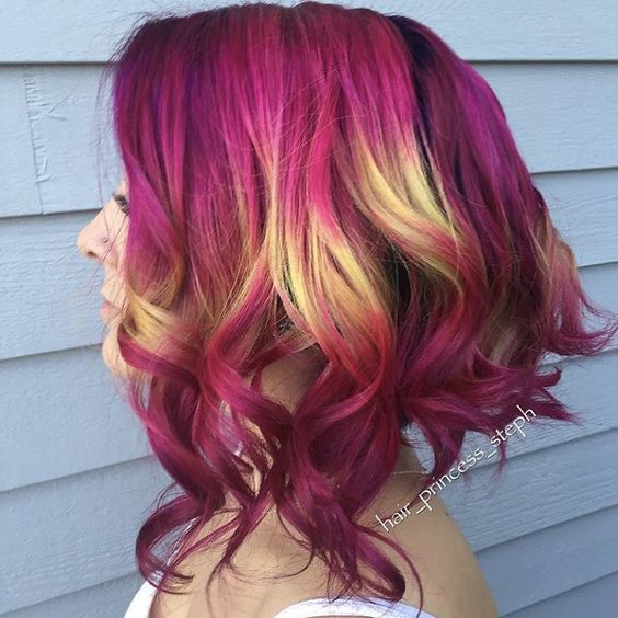 Hair dye,colour,DIY,half and half,Individuality,ideas