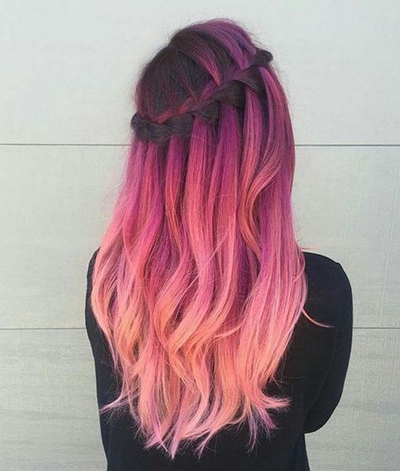 Hair dye,colour,DIY,half and half,Individuality,ideas