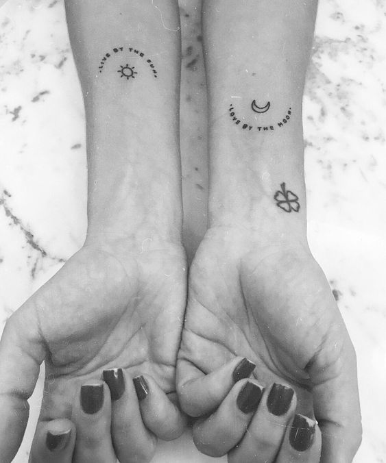 eCouple tattoo,meaningful,love,small,matching,uBest friend