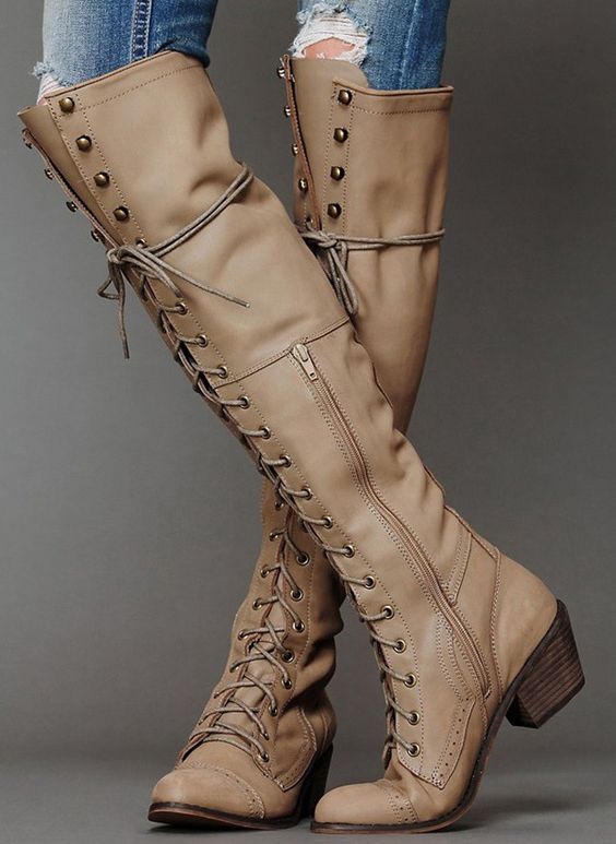 Boots;Knee High Boots;With Heels;Cowgirl Boots;Winter Boots;Combat  Boots;Outfit Boots;Brown Boots;Black Boots;Lace Up Boots;Ide Calf Boots;Leather Boots;Wedge Boots