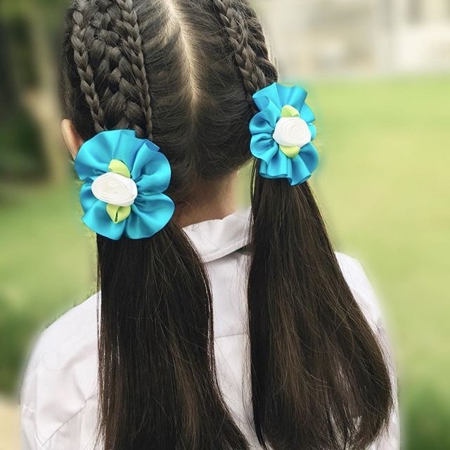 braided hairstyle、children、kids、for school、little girls、children's hairstyles、for long hair