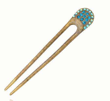 Qing Dynasty  Hairpin；19th Century Hairpin；Chinese Hair Hairpin；Gold Hairpin；Ancient Hairpin