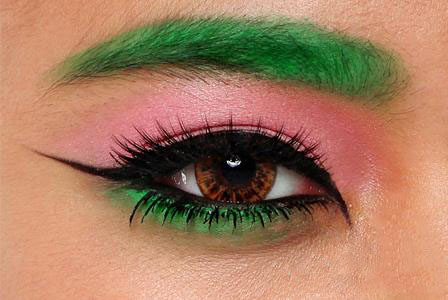 Eye Makeup ;  Colorful ; Bright Makeup ; Crazy Makeup ; Eyeshadows ; Avant Garde ; Peacocks ; Sparkle ; Inspiration;  Beautiful