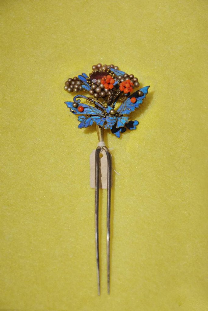 Qing Dynasty  Hairpin；19th Century Hairpin；Chinese Hair Hairpin；Gold Hairpin；Ancient Hairpin