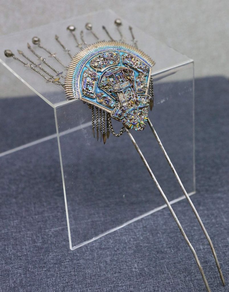 Qing Dynasty  Hairpin；19th Century Hairpin；Chinese Hair Hairpin；Gold Hairpin；Ancient Hairpin