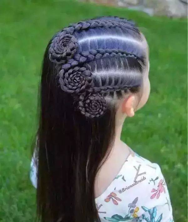 braided hairstyle、children、kids、for school、little girls、children's hairstyles、for long hair