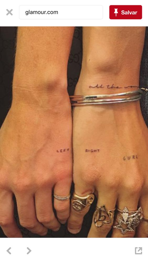 eCouple tattoo,meaningful,love,small,matching,uBest friend