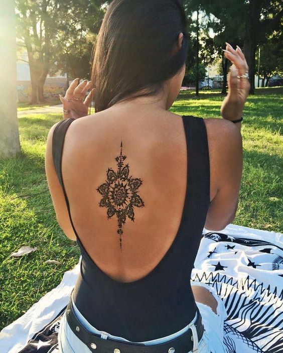 Back tattoos of a woman; Ribbon tattoos; Flower tattoos; Cross tattoos; Little prince tattoos; Symbol tattoo; Pattern tattoos; Back tattoos