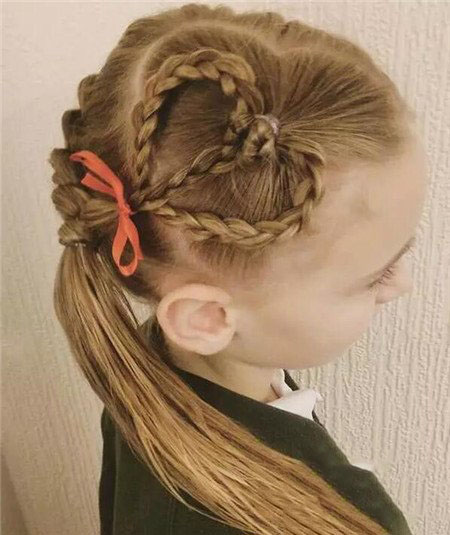 braided hairstyle、children、kids、for school、little girls、children's hairstyles、for long hair