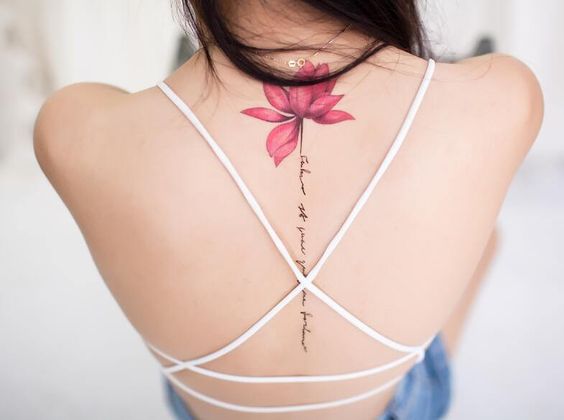 Back tattoos of a woman; Ribbon tattoos; Flower tattoos; Cross tattoos; Little prince tattoos; Symbol tattoo; Pattern tattoos; Back tattoos