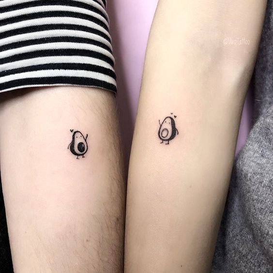 eCouple tattoo,meaningful,love,small,matching,uBest friend