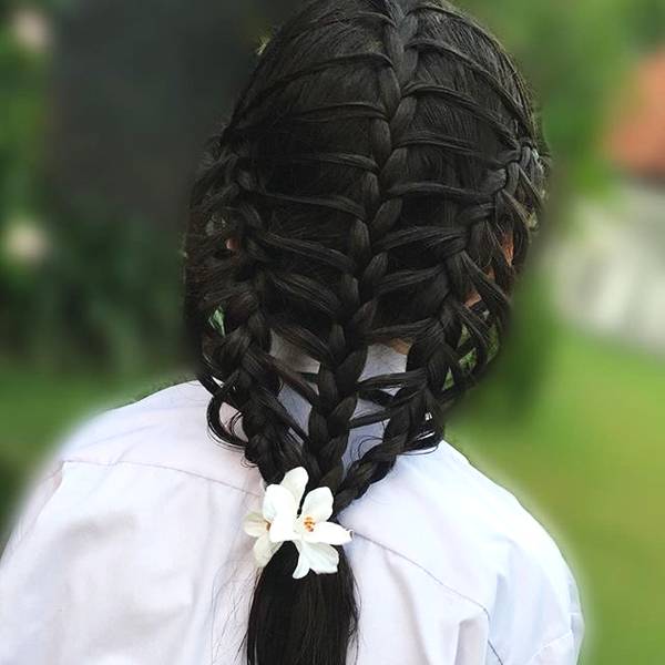 braided hairstyle、children、kids、for school、little girls、children's hairstyles、for long hair