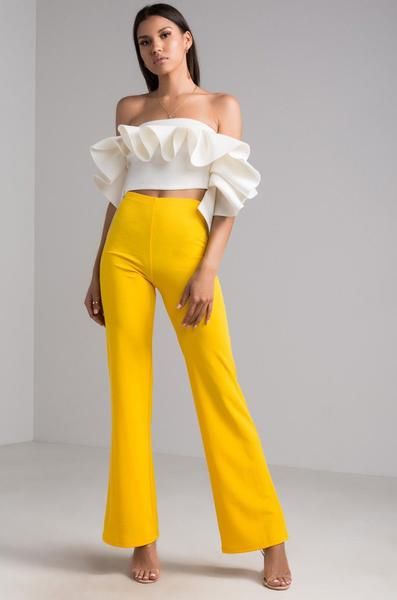 Yellow outfit;Stylish summer;Ideas and Designs;Holiday party;personality