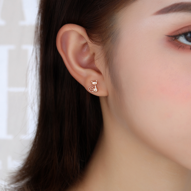 simple stud earrings; stud earrings; cute stud earrings; crystal studs; flower studs