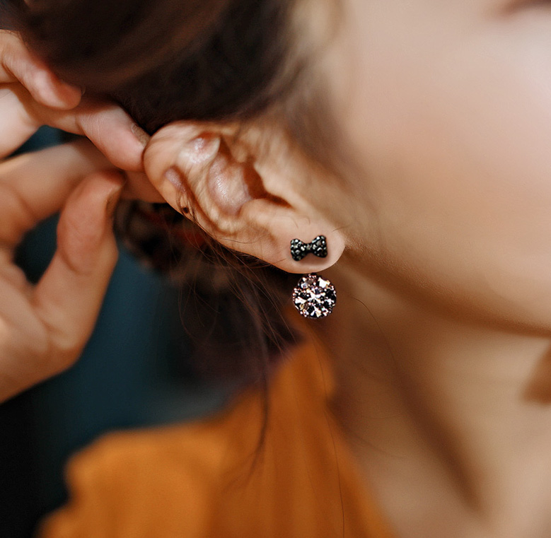 simple stud earrings; stud earrings; cute stud earrings; crystal studs; flower studs