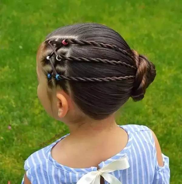 braided hairstyle、children、kids、for school、little girls、children's hairstyles、for long hair