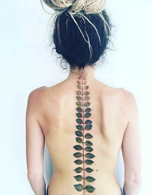 Back; small; woman; meaningful; full; spine; female