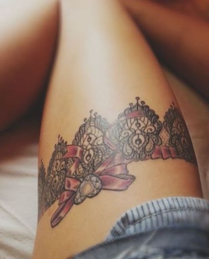 Thigh tattoo;women;harry potter;inspirational;ideas;for girls;flowers