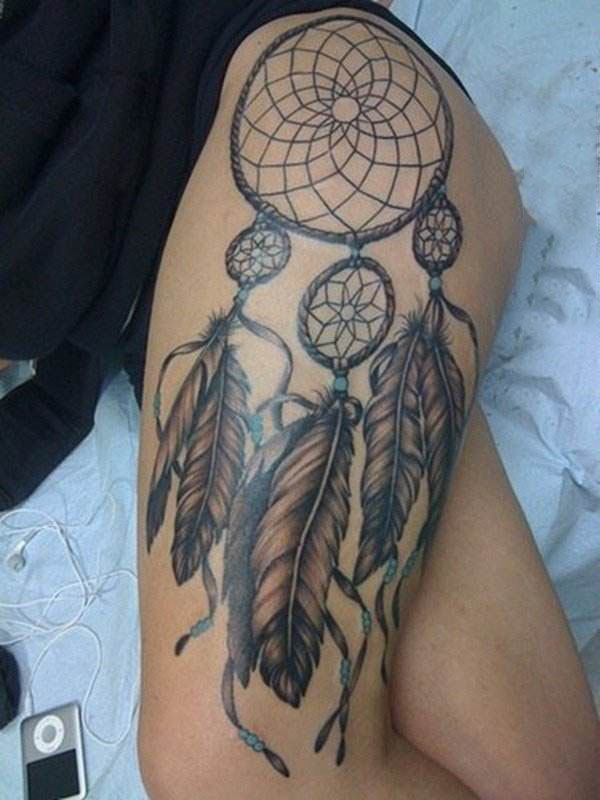 Thigh tattoo;women;harry potter;inspirational;ideas;for girls;flowers