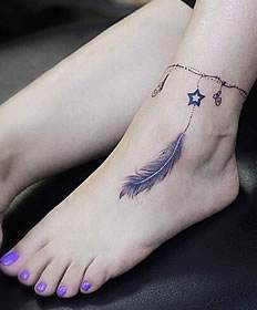 Foot Tattoos;Small Tattoos;For Women;Summer;Traditional;Unique;