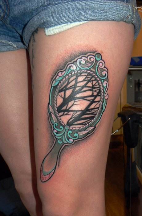 Thigh tattoo;women;harry potter;inspirational;ideas;for girls;flowers