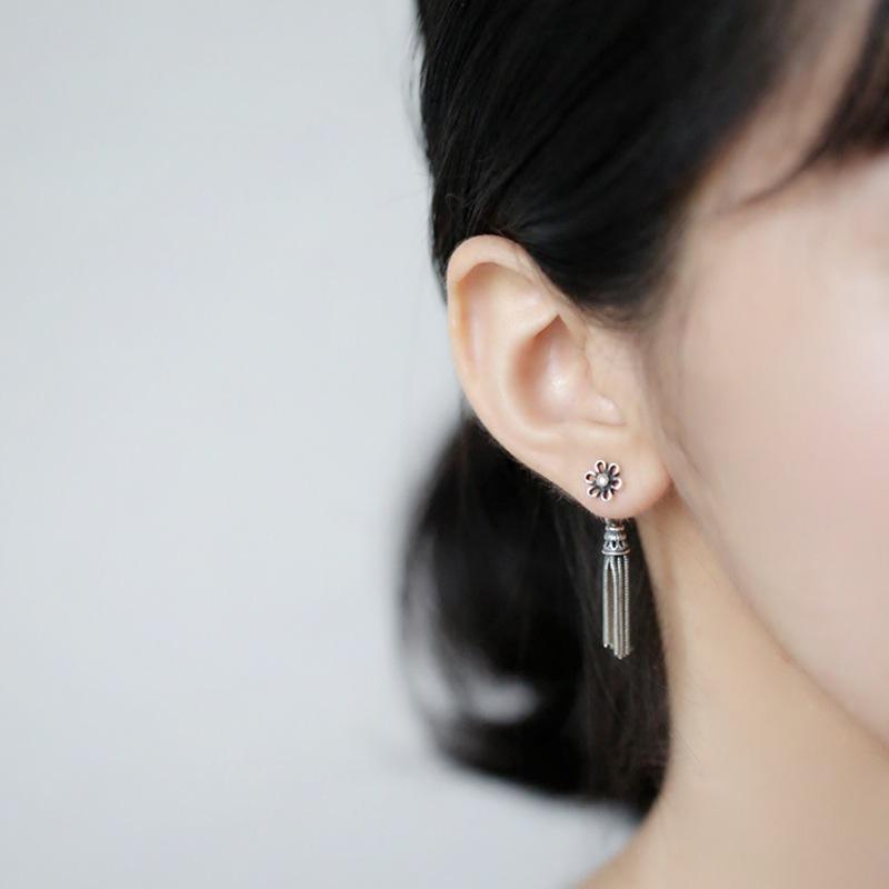 simple stud earrings; stud earrings; cute stud earrings; crystal studs; flower studs